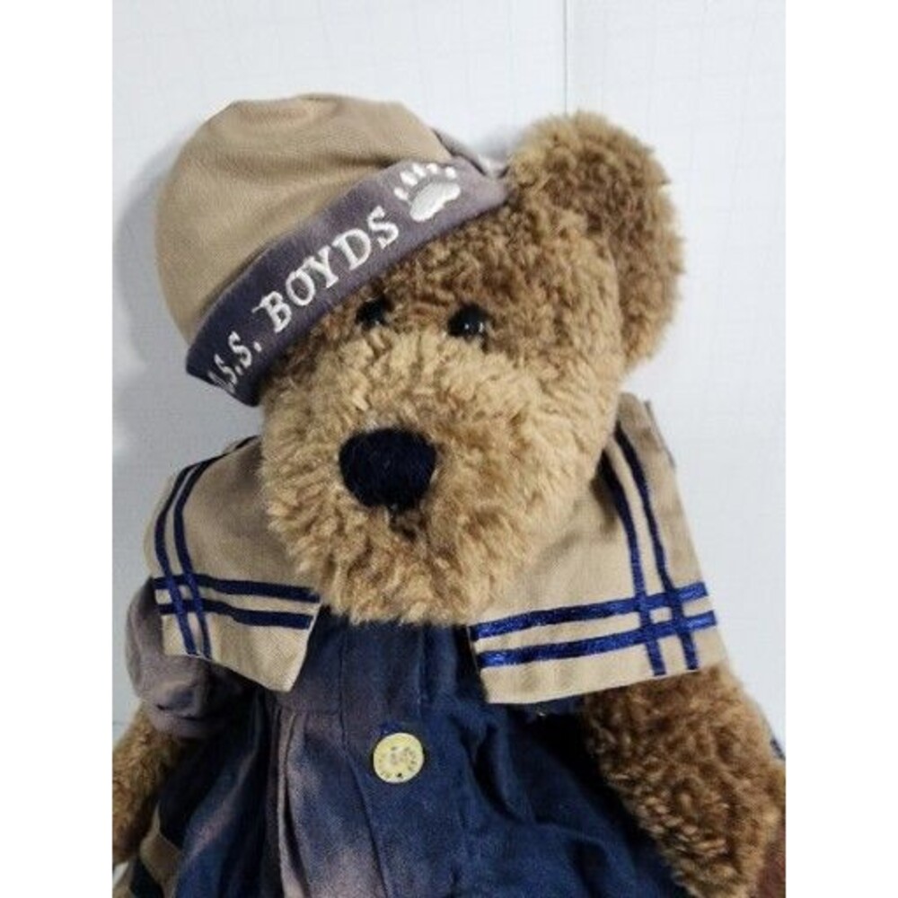 Boyds Bears U.S.S. Boyds Bear With Us Sailor Yardley Teddy Bear Retired READ